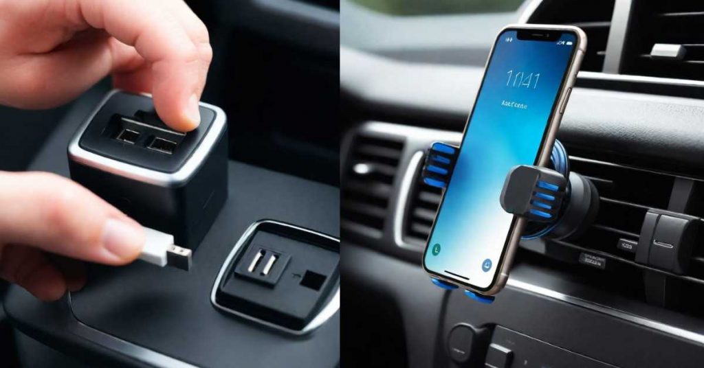 Car Phone Charger and Mount