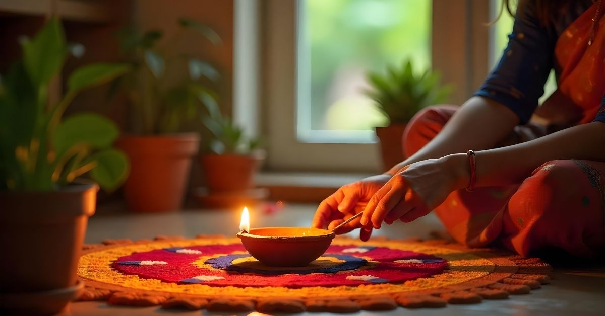 Eco-Friendly Diwali Setup